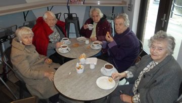 Coffee, cake and scenic views for Kenton care home Residents